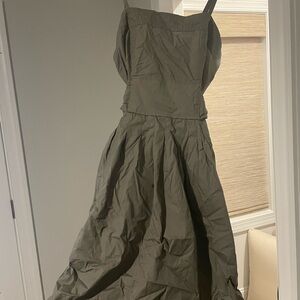 Mlle Gabrielle Khaki Maxi Dress